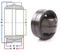 Self Lubricated Radial Spherical Plain Bearing Ge4e Ge6e Ge8e Ge10e Ge12e