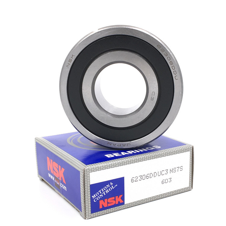 NSK Thickened Deep Groove Ball Bearings 62306 for Household Electrical Appliances