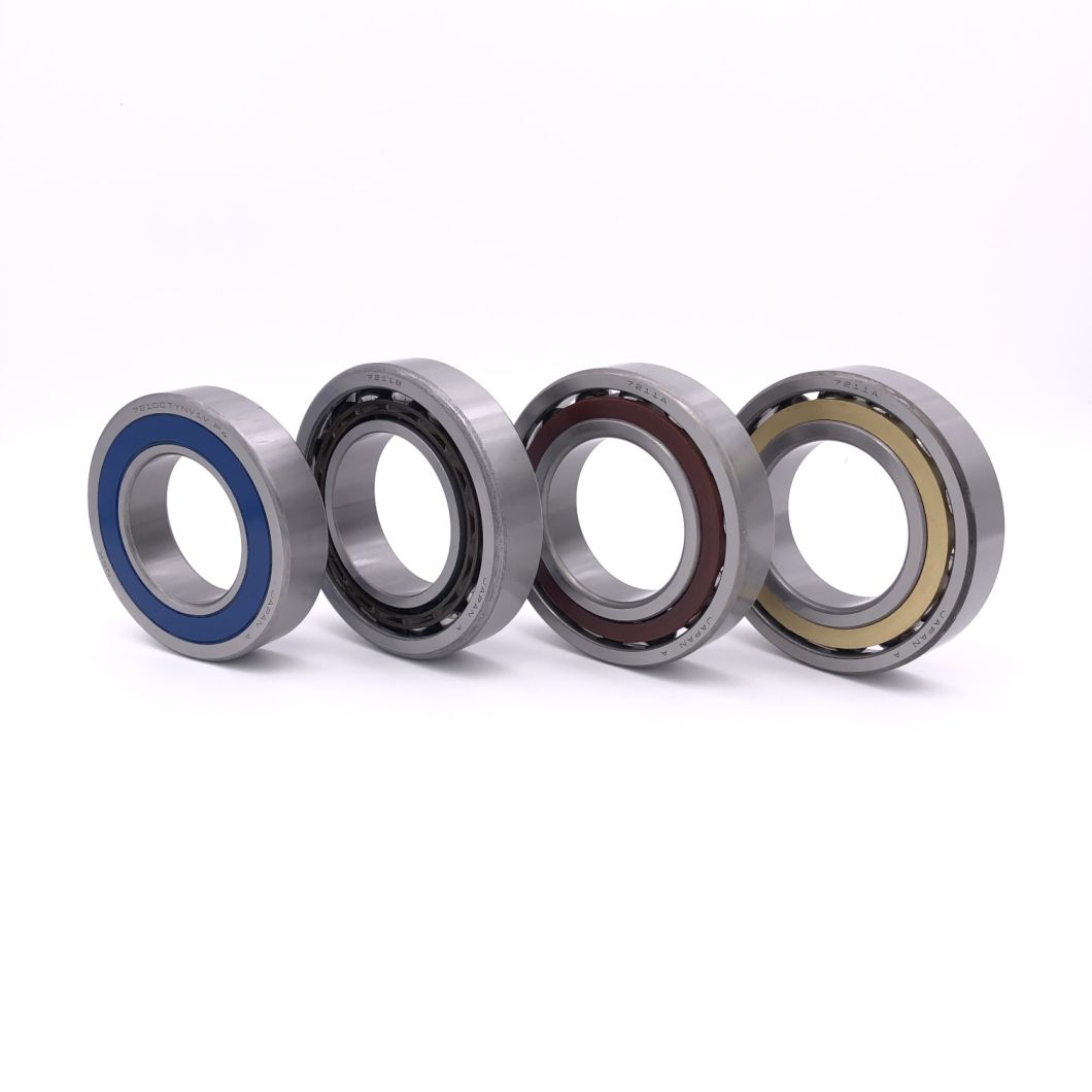 NSK High Precision Blower Bearing Angular Contact Ball Bearing 7011c with Bakelite/Nylon/Brass Cage